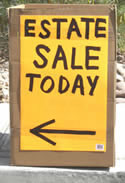 Estate Liquidation Sign in Las Vegas